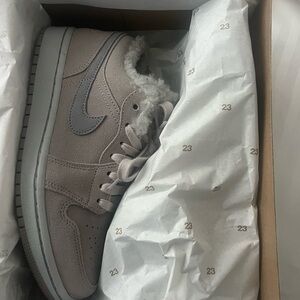 Limited edition Jordan 1 low winter sneakers